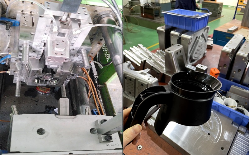 Teste T1 para alça de molde de cafeteira é bem-sucedido